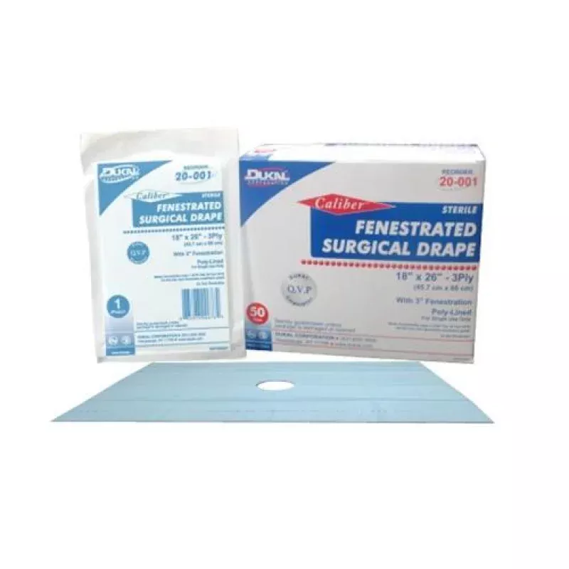Surgical Drape 18 x 26- Fenestrated