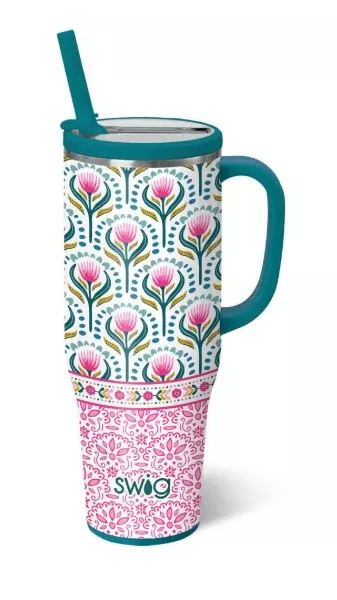 Swig Life Lotus Bloom 40oz Mega Mug