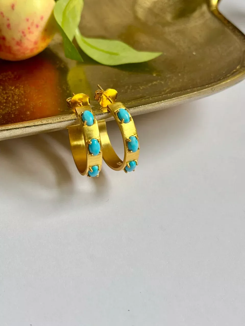 Tatum James Turquoise Tinley Hoops