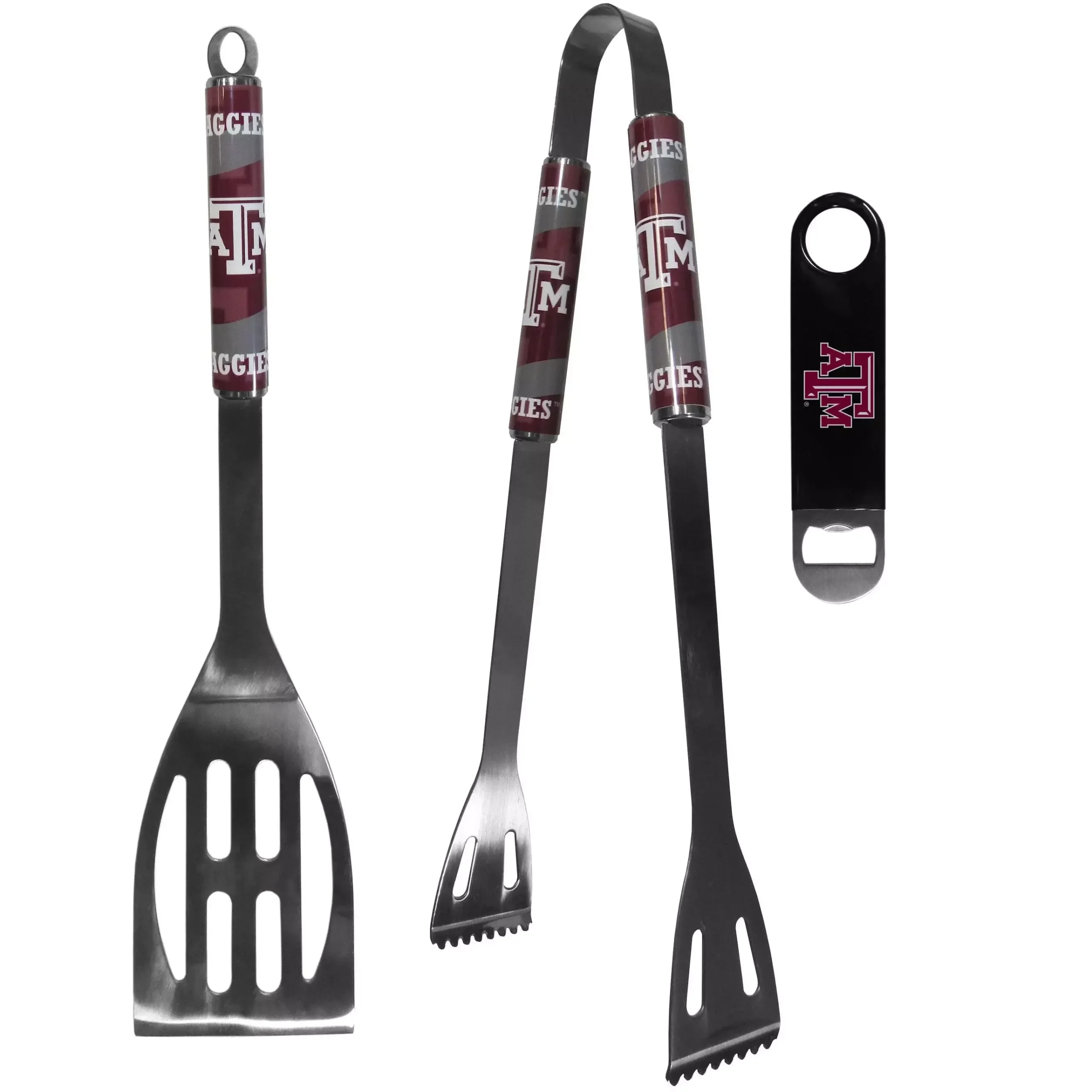 Texas A & M Aggies 2 pc BBQ Set and Bottle Opener