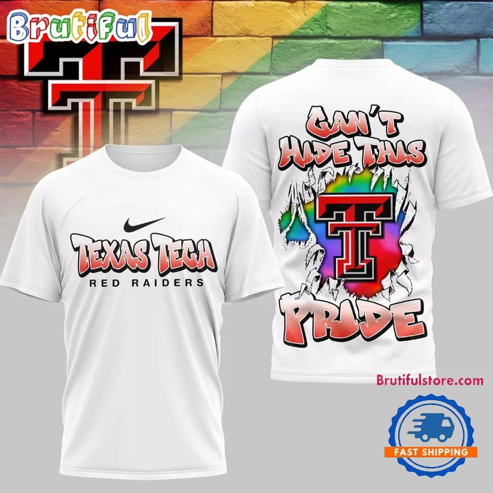 Texas Tech Red Raiders 2026 NCAA Pride Month Limited Edition 3D Shirt