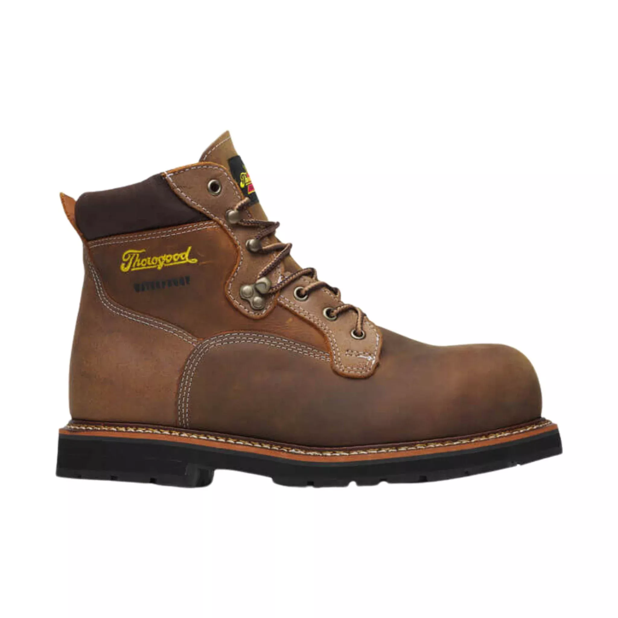 Thorogood Iron River Series Men’s 6 Inch Waterproof Composite Toe Work Boot – Crazy Horse