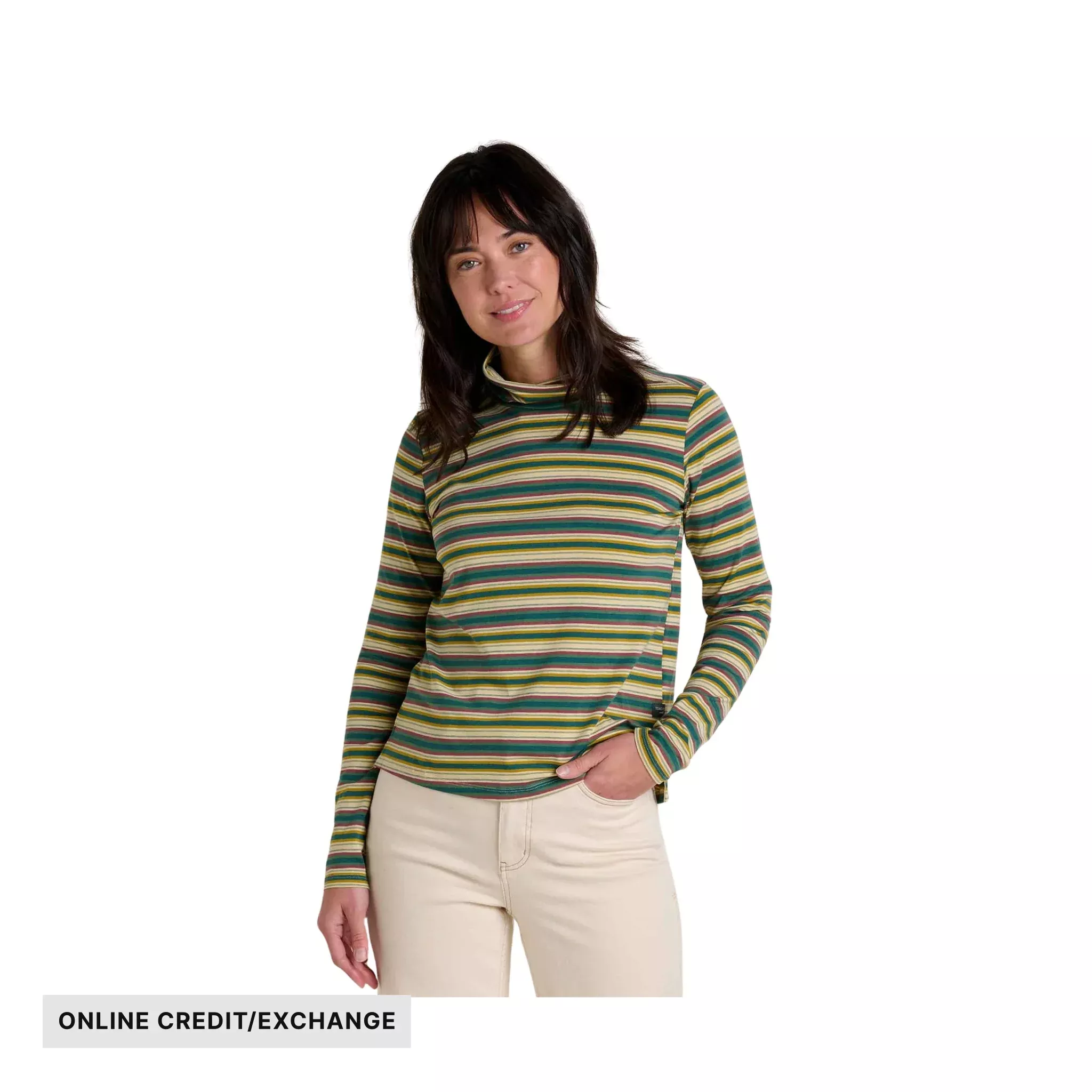 Toad & Co Maisey Long Sleeve T-Neck – Barley Multi