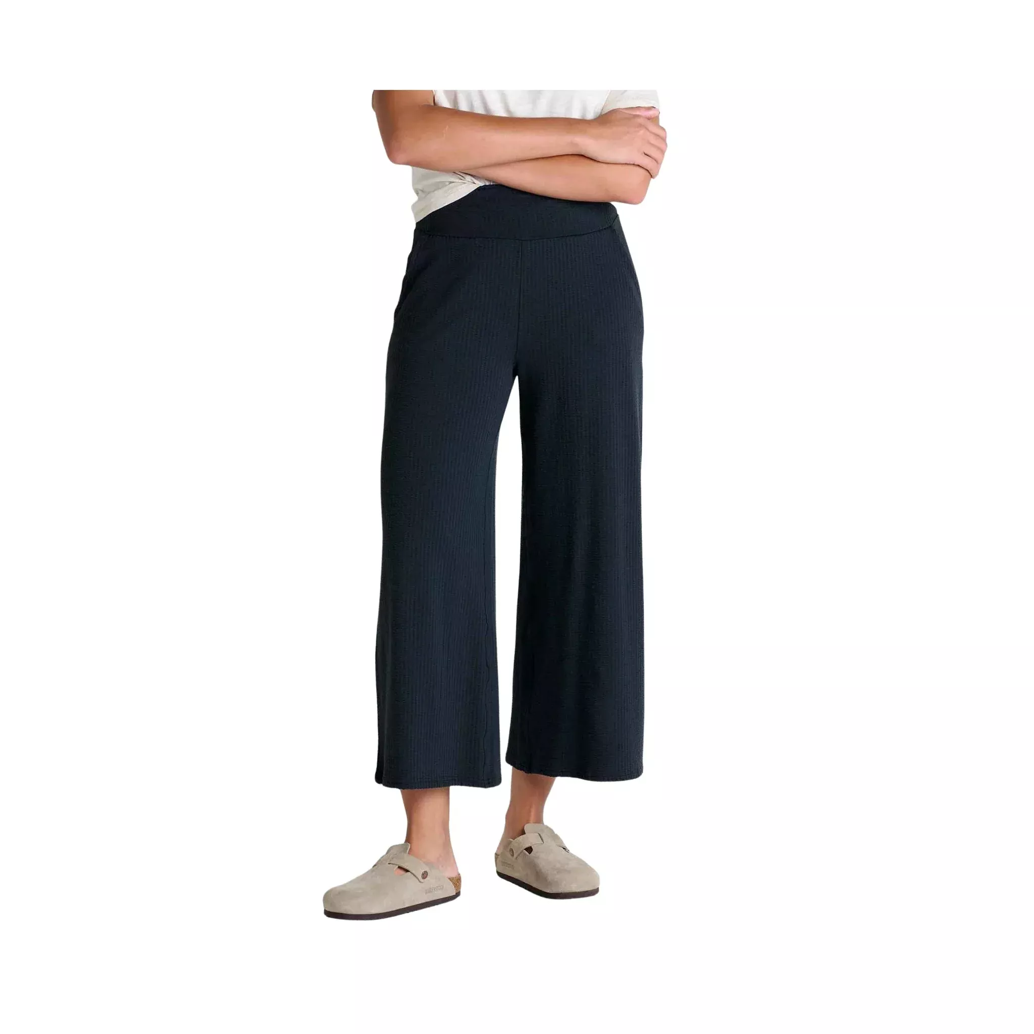Toad & Co Women’s Chaka Pull On Pant – Black Texture