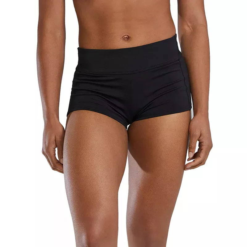 TYR Women’s Solid Durafast Elite Casey Boyshort Bikini Bottom