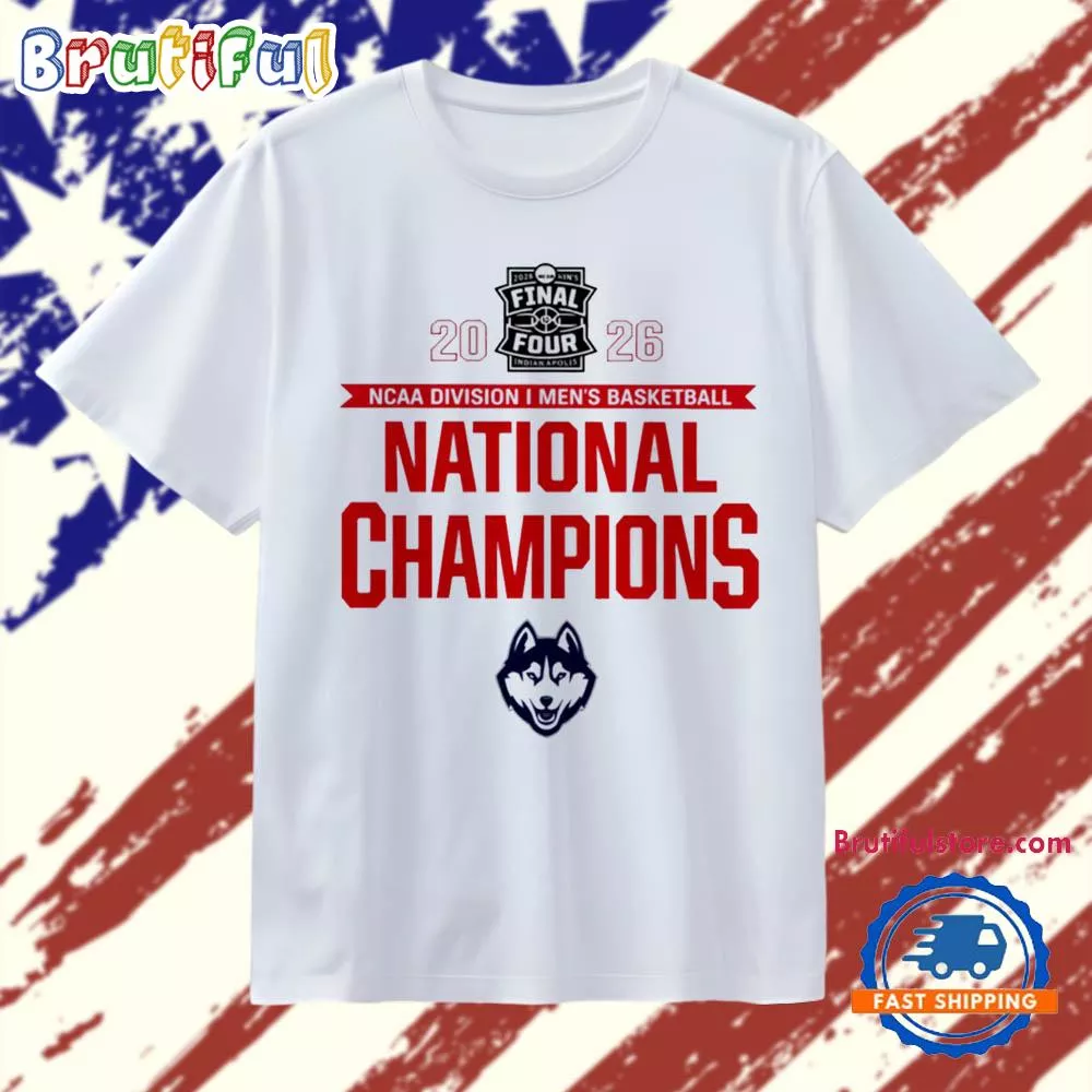 UConn Huskies 2026 NCAA Division I Men’s Basketball Final Four National Champions classic T Shirt