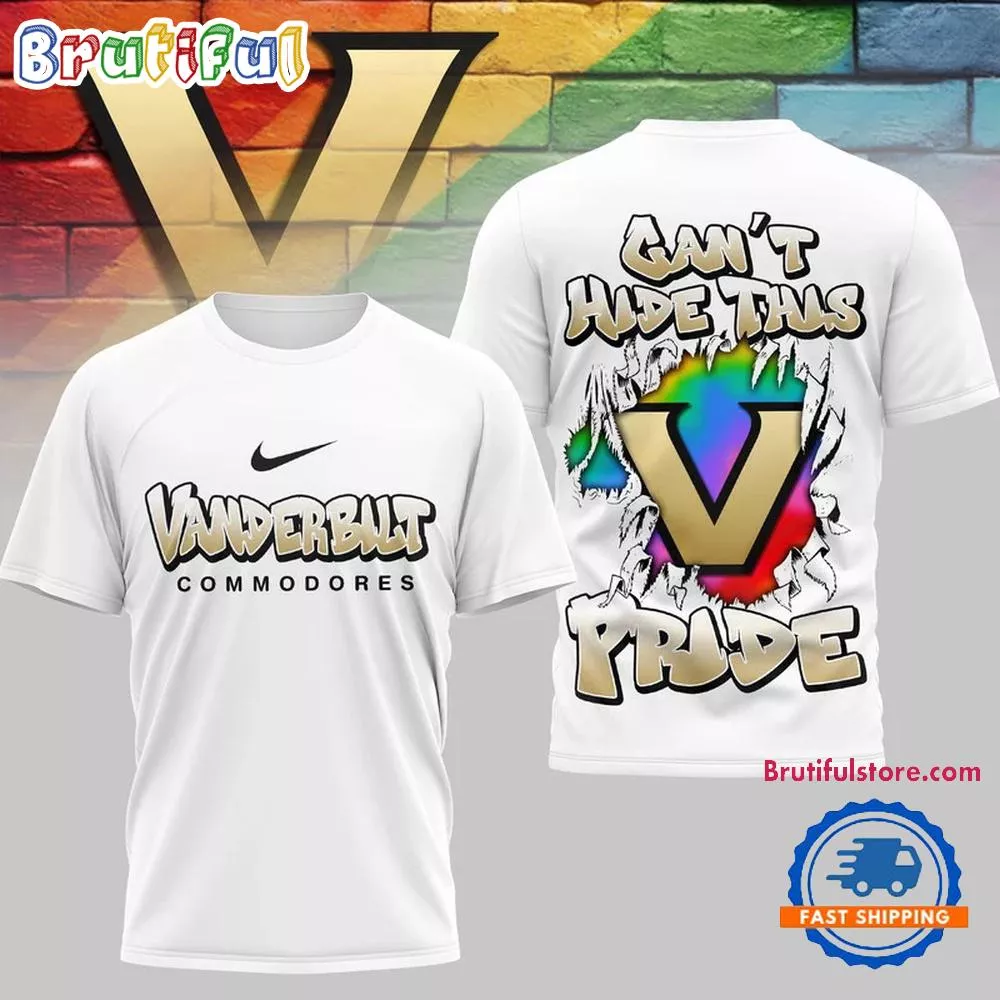 Vanderbilt Commodores 2026 NCAA Pride Month Limited Edition 3D Shirt