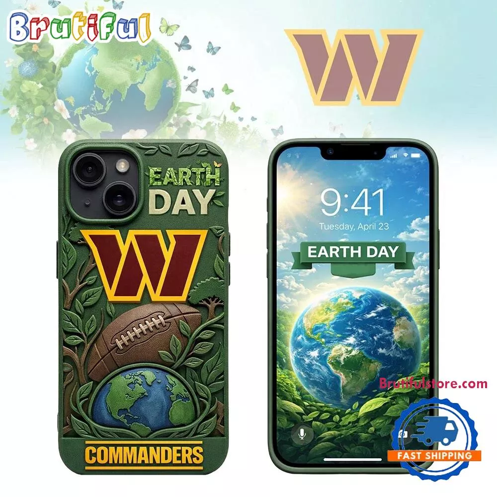 Washington Commanders NFL Earth Day 2026 Phone Case