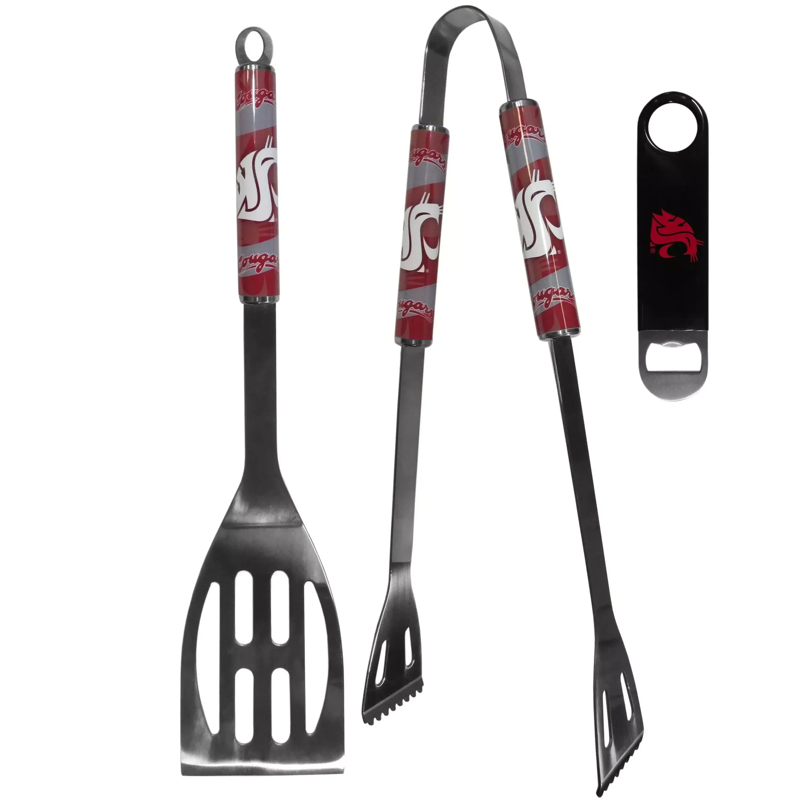 Washington St. Cougars 2 pc BBQ Set and Bottle Opener