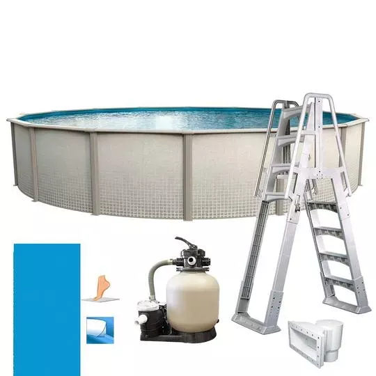 Weekender 24′ x 48″ Round Complete Above Ground Pool Package