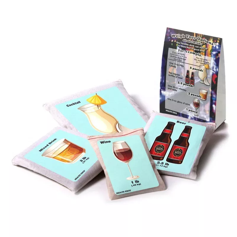 Weigh Your Options: Alcohol Drinks Display
