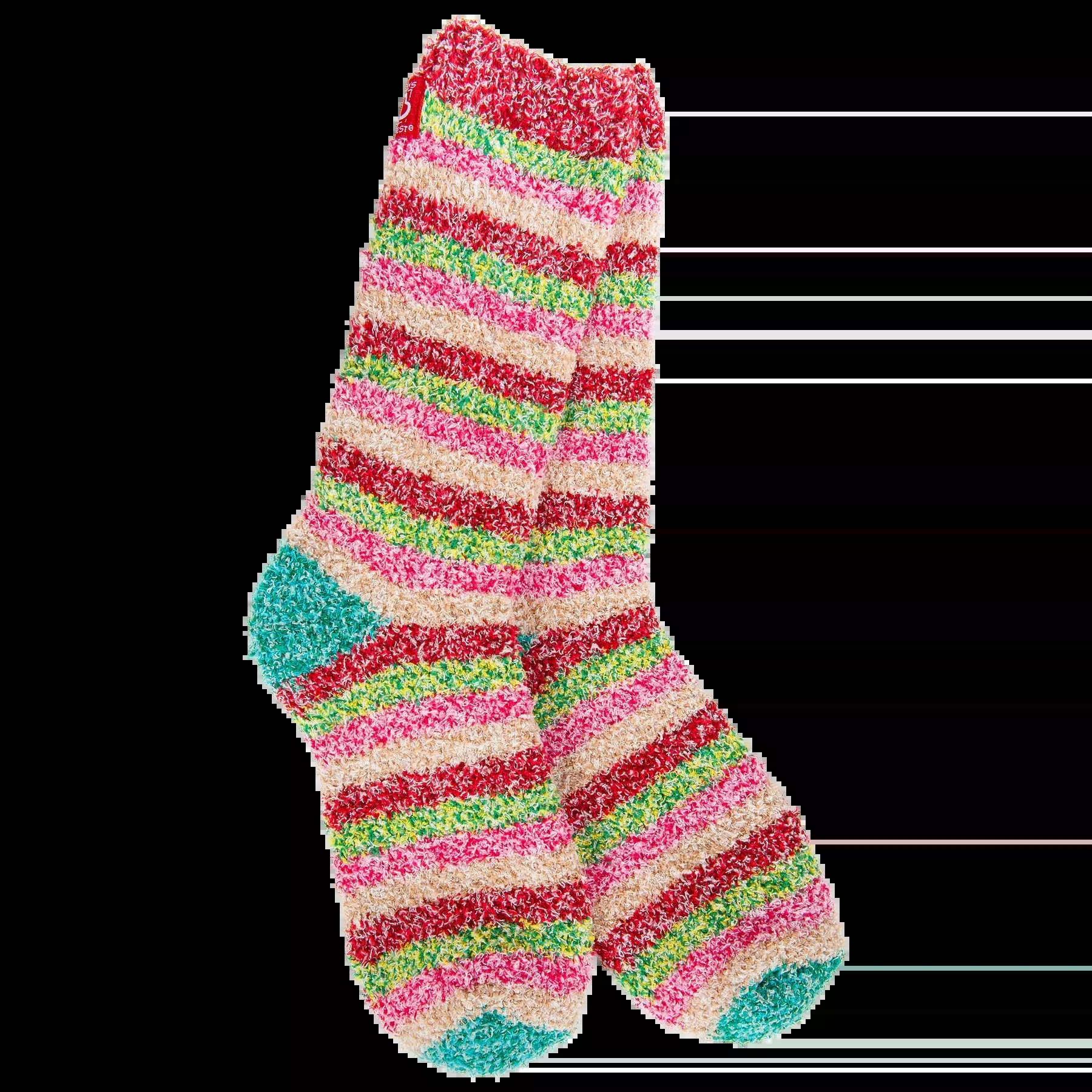 World's Softest Socks Holiday Multi Crew - Holiday