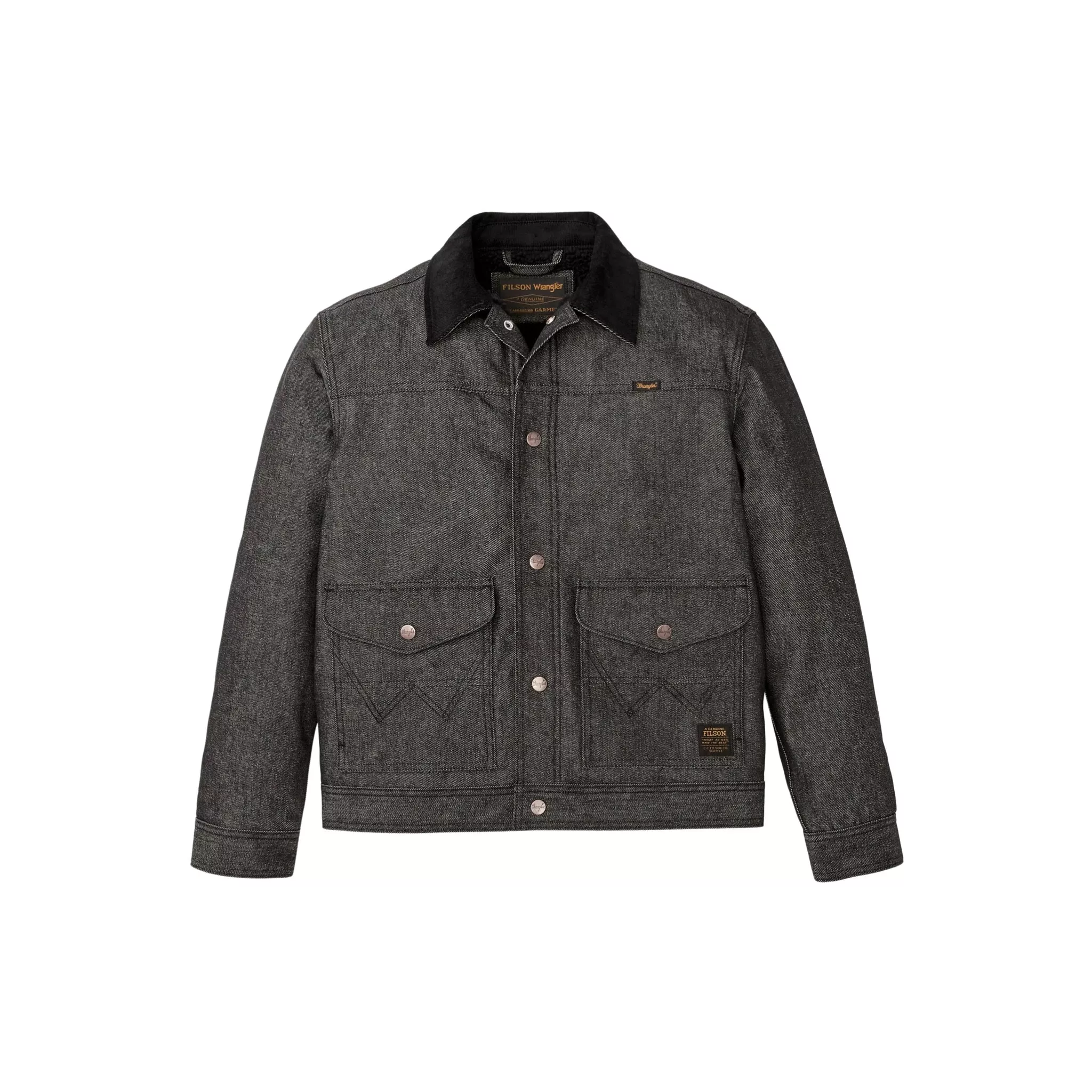 Wrangler X Filson Denim Work Jacket - Black