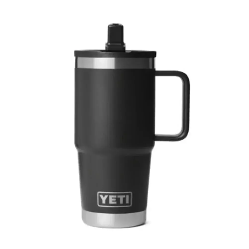 Yeti Rambler 20oz Straw Travel Mug – Black