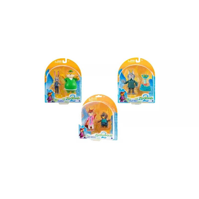 Zootopia 2-Pack Assorted Character Figure Set